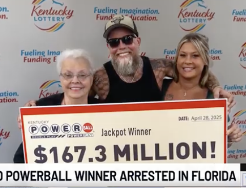 Lottery winner James Farthing